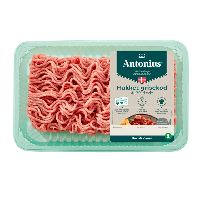 ANTONIUS® Hakket grisekød 4-7%
